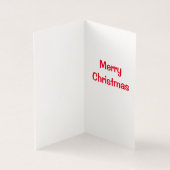 Niedliche Weihnachtskarte (Innenseite)