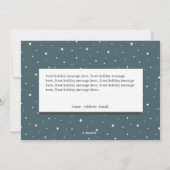 Niedliche Weihnachtskarte anpassen Feiertagskarte (Rückseite)