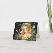 Niedliche Weihnachtskarte Dankeskarte (Vorderseite)