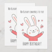 niedliche Weihnachtskarte Einladung (Vorne/Hinten)