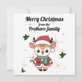 Niedliche Weihnachtskarte Feiertagskarte (Vorderseite)