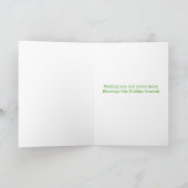 Niedliche Weihnachtskarte Feiertagskarte (Innenseite)