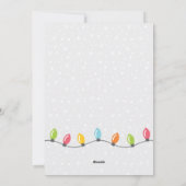 Niedliche Weihnachtskarte Feiertagskarte (Rückseite)