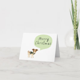 Niedliche Weihnachtskarte Feiertagskarte