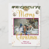 Niedliche Weihnachtskarte Feiertagskarte (Vorderseite)
