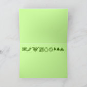 Niedliche Weihnachtskarte Feiertagskarte (Innenseite)