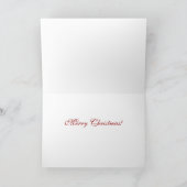 Niedliche Weihnachtskarte Feiertagskarte (Innenseite)