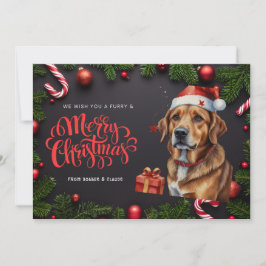 Niedliche Weihnachtskarte Feiertagskarte