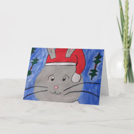 Niedliche Weihnachtskarte Feiertagskarte