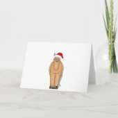 Niedliche Weihnachtskarte Feiertagskarte (Rückseite)