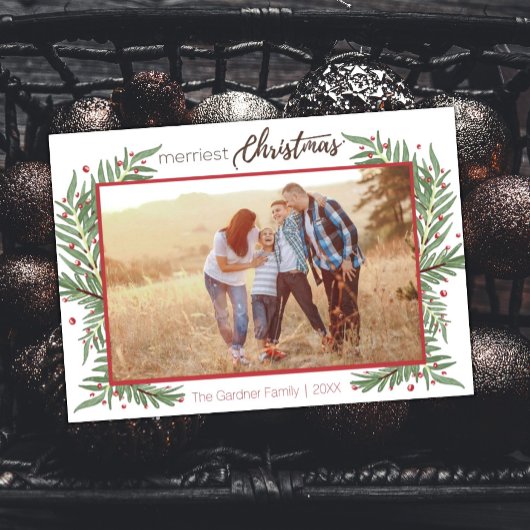 Niedliche Weihnachtskarte Feiertagskarte