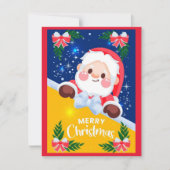 Niedliche Weihnachtskarte Feiertagskarte (Vorderseite)