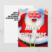 Niedliche Weihnachtskarte Feiertagskarte (Vorne/Hinten)
