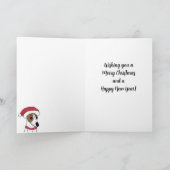 Niedliche Weihnachtskarte Feiertagskarte (Innenseite)