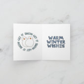 Niedliche Weihnachtskarte Feiertagskarte (Innenseite)