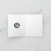 Niedliche Weihnachtskarte für den Donkey Feiertagskarte (Innenseite)