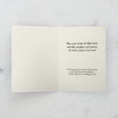 Niedliche Weihnachtskarte für Hunde Feiertagskarte (Innenseite)