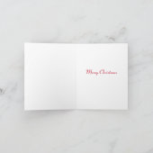 Niedliche Weihnachtskarte für Reindeer Feiertagskarte (Innenseite)