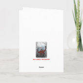 Niedliche Weihnachtskarte Karte (Rückseite)