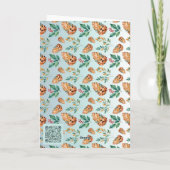 Niedliche Weihnachtskarte Karte (Rückseite)