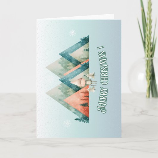 Niedliche Weihnachtskarte Karte (Vorderseite)