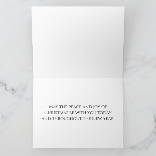 Niedliche Weihnachtskarte Karte (Innenseite)