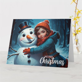Niedliche Weihnachtskarte Karte