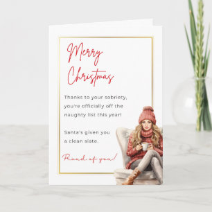 Niedliche Weihnachtskarte Karte