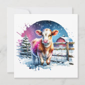 Niedliche Weihnachtskarte Personalisiert Weihnacht Karte (Vorderseite)