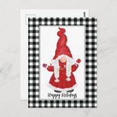 Niedliche Weihnachtskarte Postkarte (Vorne/Hinten)