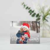 niedliche Weihnachtskarte Postkarte (Stehend Vorderseite)