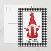 Niedliche Weihnachtskarte Postkarte (Vorne/Hinten)