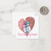 Niedliche Weihnachtskarte. Weihnachtskarte des Sch Mitteilungskarte (Vorderseite/Rückseite Beispiel)