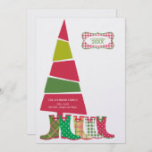 Niedliche Weihnachtskarten Feiertagskarte (Vorne/Hinten)