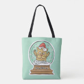 Niedliche Weihnachtskartentaschen Tasche (Rückseite)