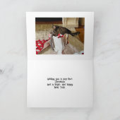 Niedliche Weihnachtskartons, das Genießen von Kund Ankündigung (Innenseite)