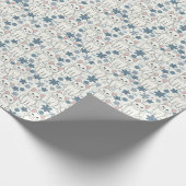 Niedliche Weihnachtskätzchen Geschenkpapier (Ecke)