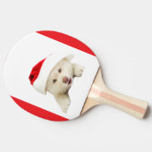Niedliche Weihnachtskätzchen und Herzline Art Tischtennis Schläger (Seitenansicht)