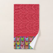 Niedliche Weihnachtskatze Badhandtuch Set (Handtuch)