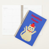 Niedliche Weihnachtskatze Custom Planer (Anzeige)