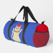 Niedliche Weihnachtskatze Duffle Bag (Rechte Ecke)