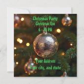 Niedliche Weihnachtskatze Einladung (Rückseite)