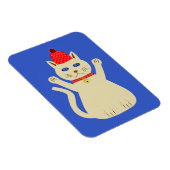 Niedliche Weihnachtskatze Magnet (Rechte Seite)