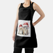 Niedliche Weihnachtskatze Schürze (InSitu)