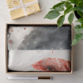 Niedliche Weihnachtskatze Seidenpapier (Geschenk)