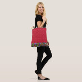 Niedliche Weihnachtskatze Tasche (Am Model)