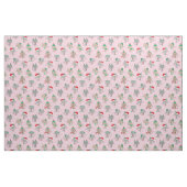 Niedliche Weihnachtskatzen auf hellrosa Stoff (Fat Quarter (45,7 x 55,9 cm))