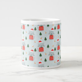Niedliche Weihnachtskatzen Jumbo-Tasse