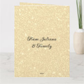 Niedliche Weihnachtskatzen vor Meowy Weihnachten Karte (Rückseite)