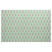 Niedliche Weihnachtskatzengewebe Stoff (Yard (91,4 cm))